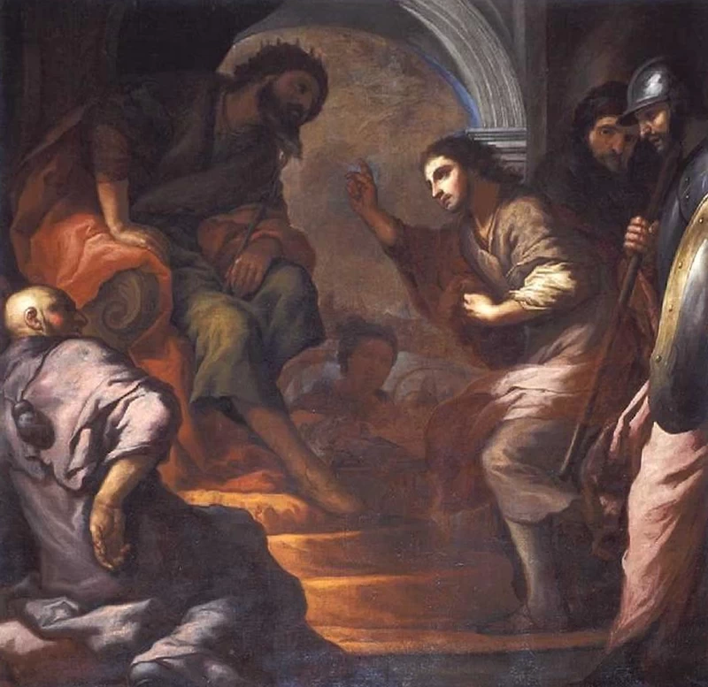 Giuseppe spiega i sogni al Faraone